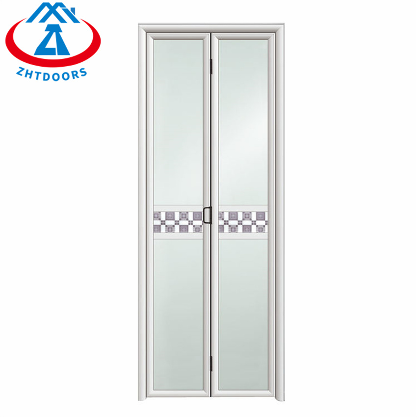 Aluminum Double Toilet Door Designs compact Folding Door