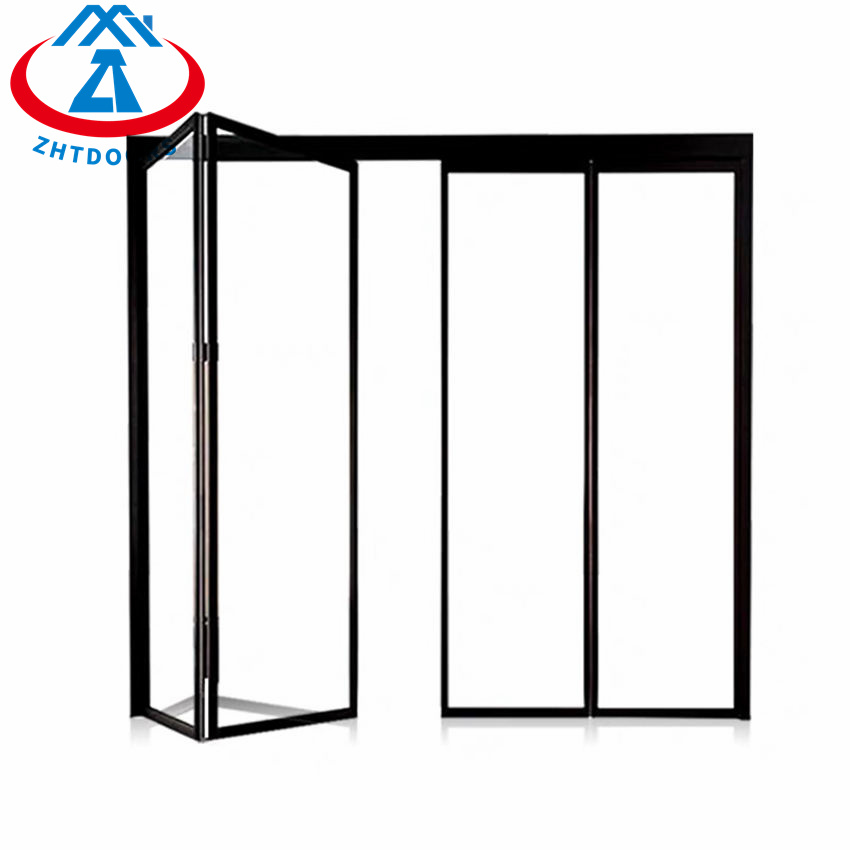 Aluminum Folding Doors Double Glass Patio Folding Door