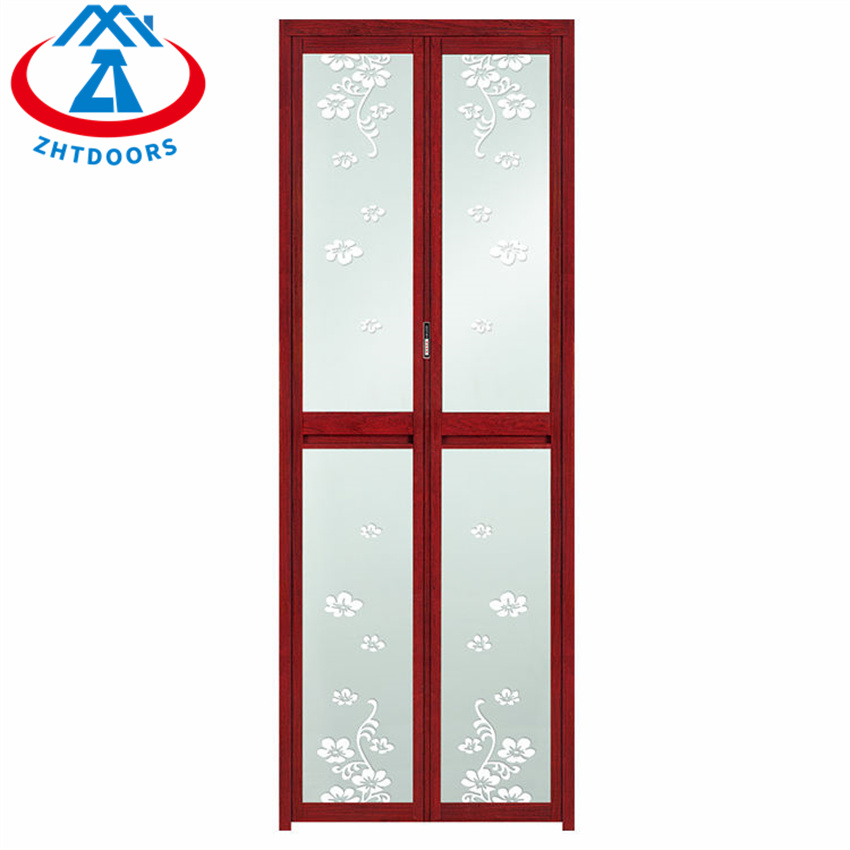 Bathroom Casement Aluminum Toilet Folding Glass Door