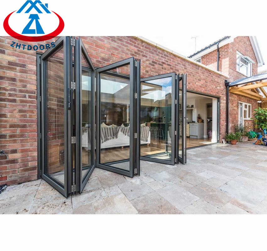 Beautiful Picture Aluminum Commercial Security External Folding Door