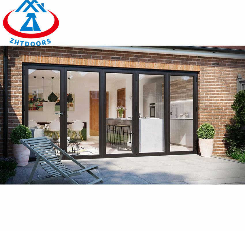 Beautiful Picture Aluminum Commercial Security External Folding Door