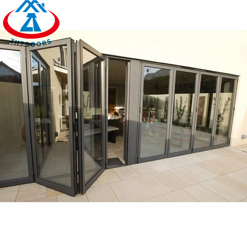 Beautiful Picture Aluminum Commercial Security External Folding Door