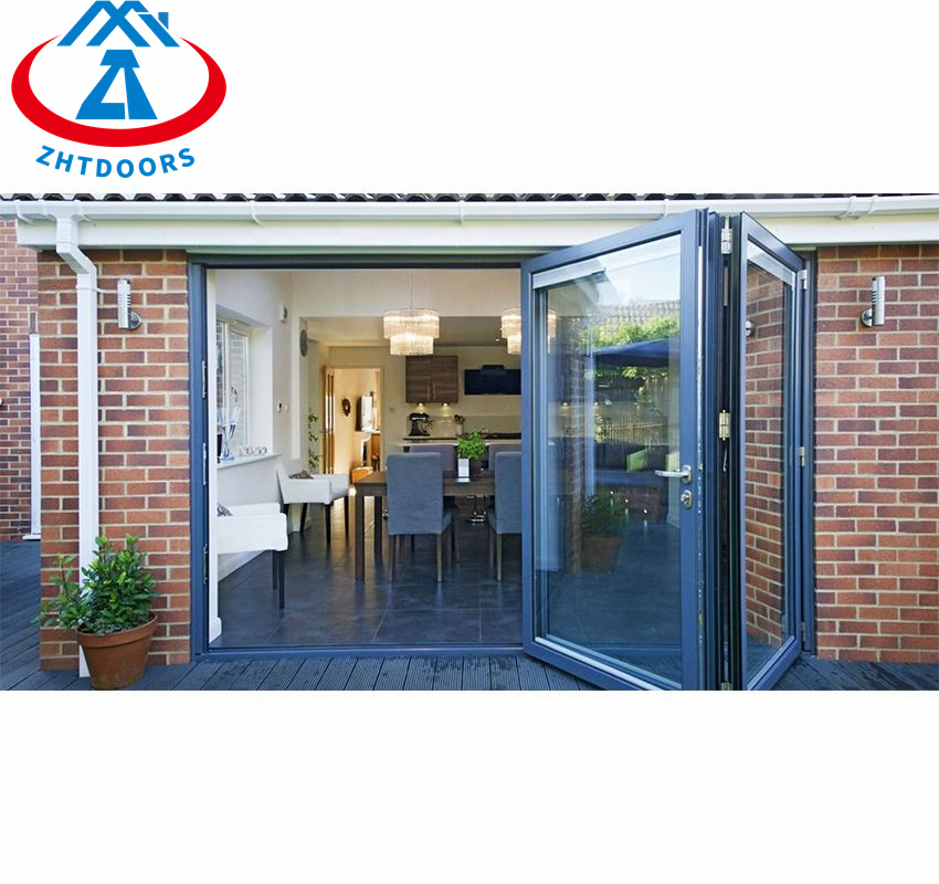 Beautiful Picture Aluminum Commercial Security External Folding Door
