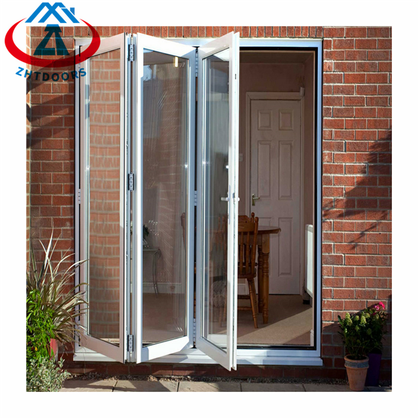 Frameless Glass Bi-folding Door Aluminium Folding Door