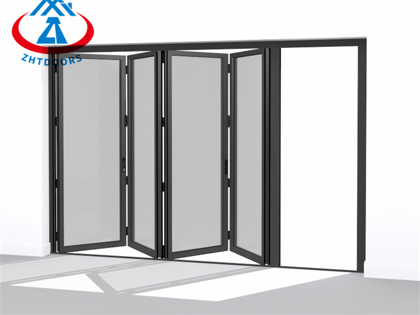 China Factory Bi Fold Doors Aluminum Alloy Folding