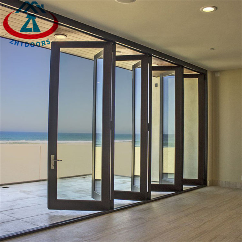 Custom Design European Style Thermal Break Powder Aluminium Folding Door
