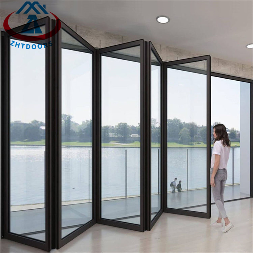Custom Design European Style Thermal Break Powder Aluminium Folding Door