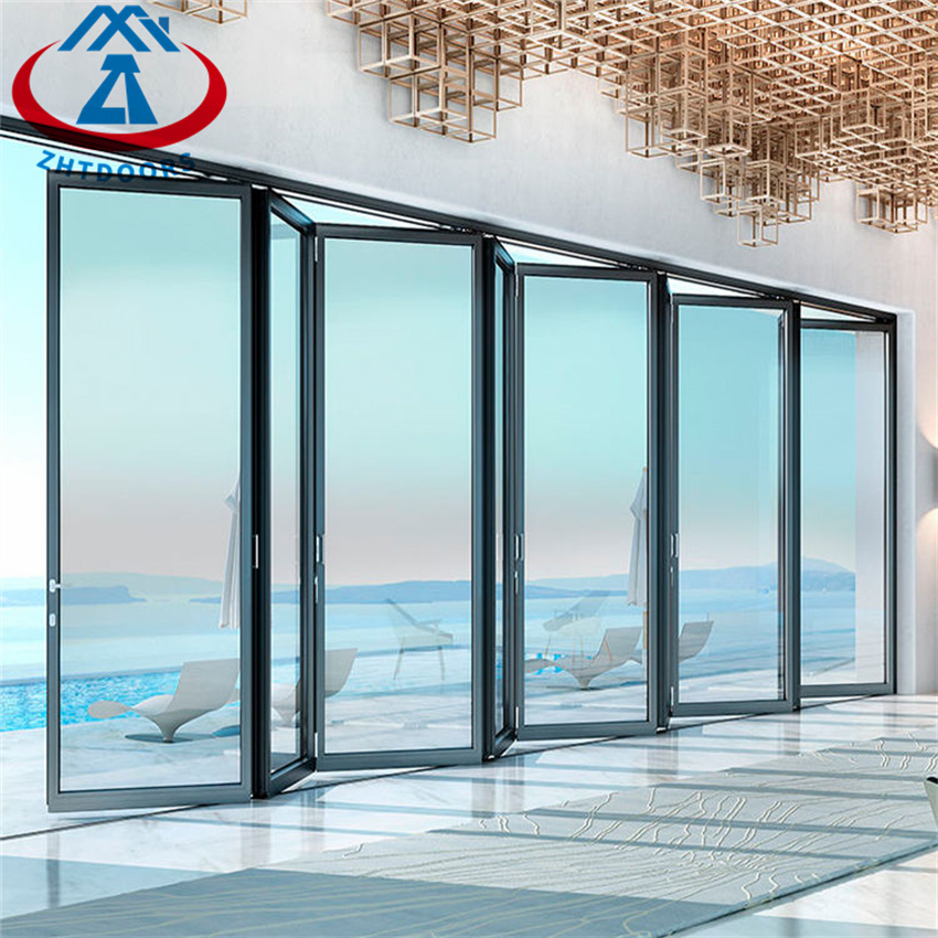 Custom Design European Style Thermal Break Powder Aluminium Folding Door