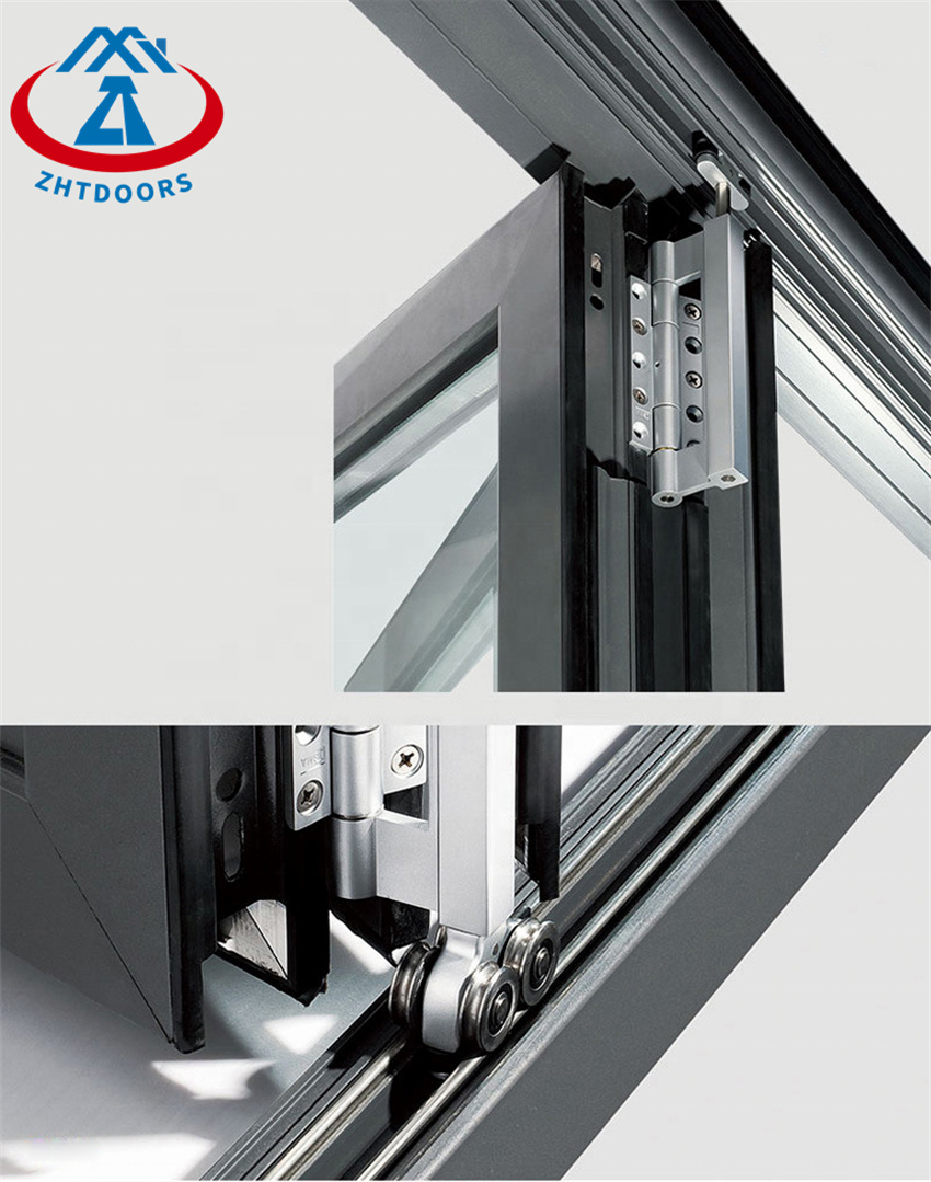 Custom Made Aluminum Alloy Large Folding Doors Heav Aluminium Folding Door