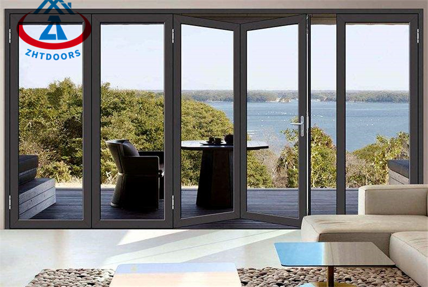 Customized Cheap Price Aluminum Frame Glass Folding Door