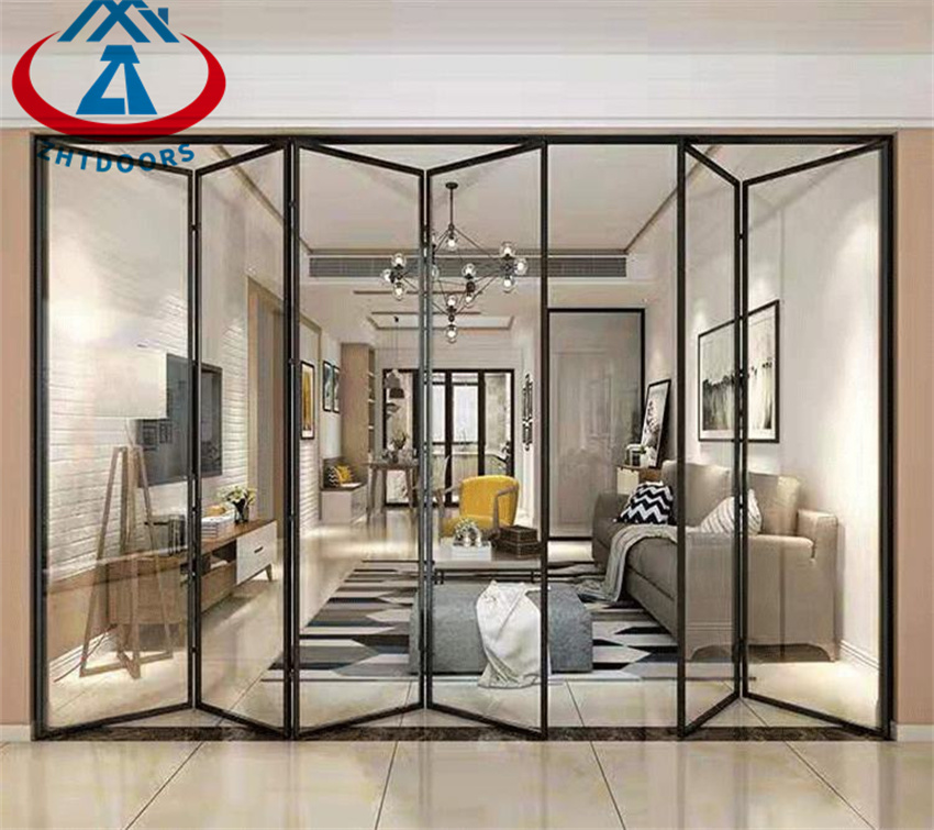 Customized Cheap Price Aluminum Frame Glass Folding Door