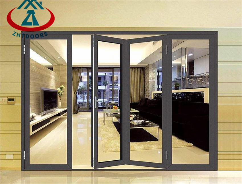 Customized Cheap Price Aluminum Frame Glass Folding Door