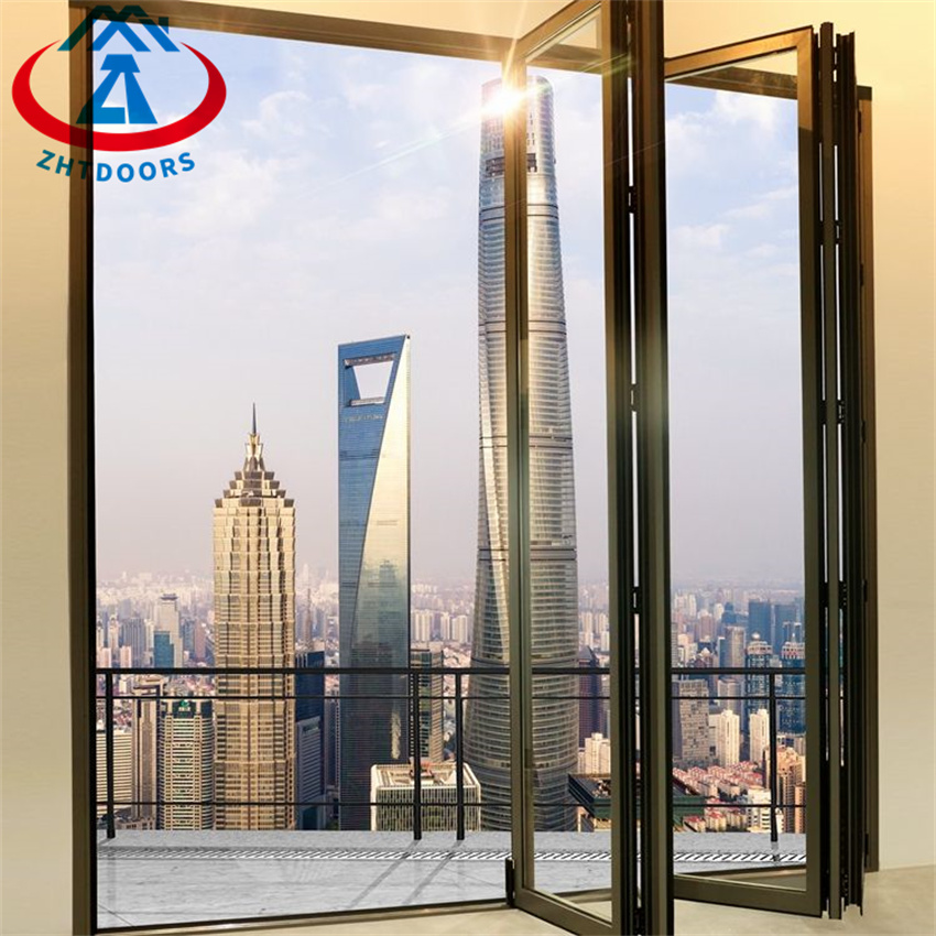 Customized High-grade Aluminum Glass Door Chinese Stainles Aluminium Folding Door