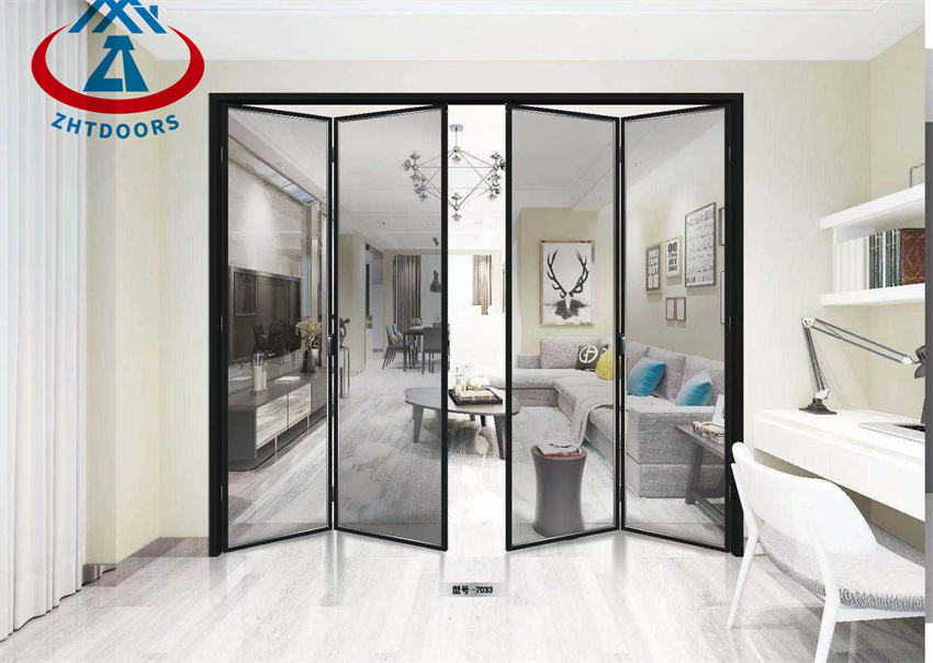 Customized Modern Contemporary Indoor Partition Aluminium Folding Door