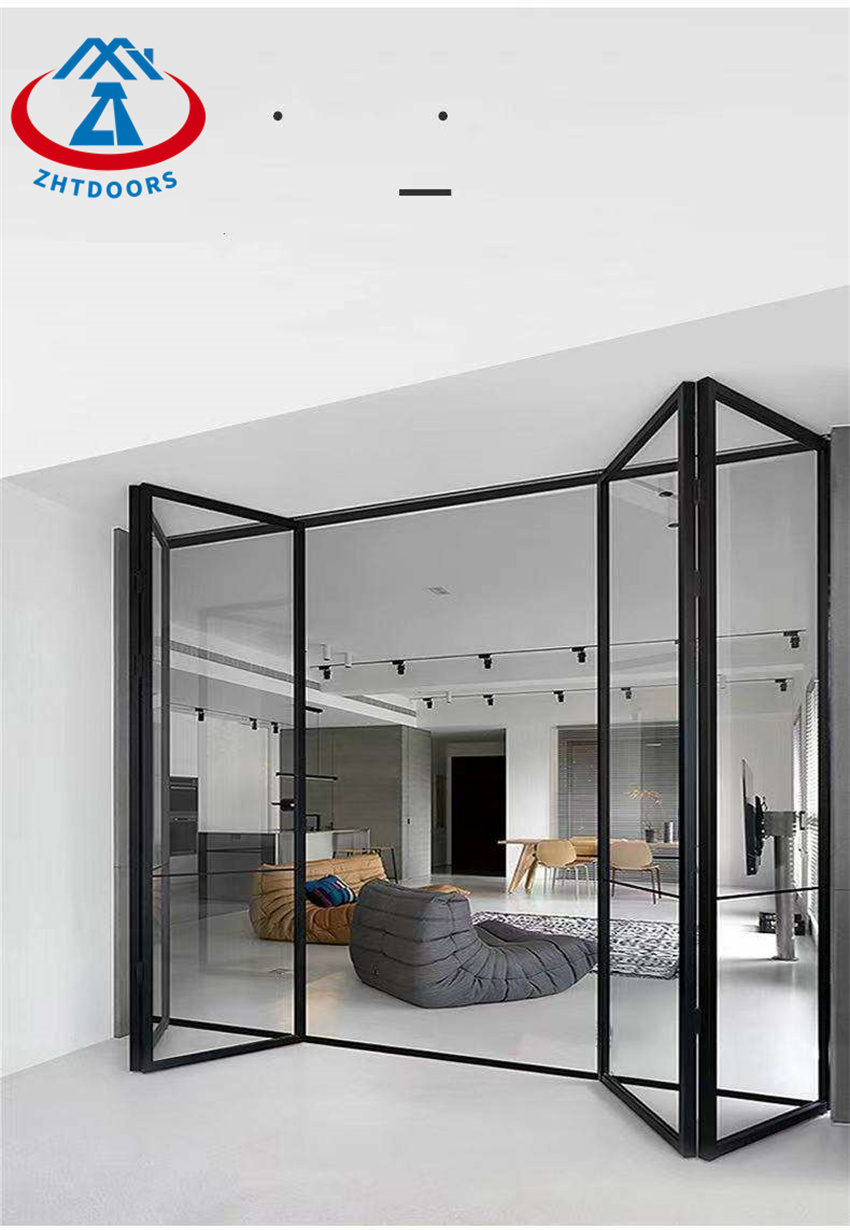 Customized Modern Contemporary Indoor Partition Aluminium Folding Door