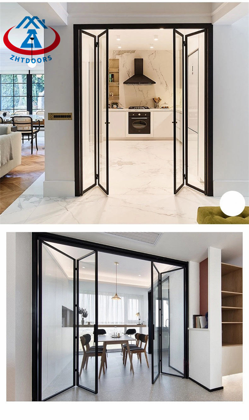 Customized Modern Contemporary Indoor Partition Aluminium Folding Door