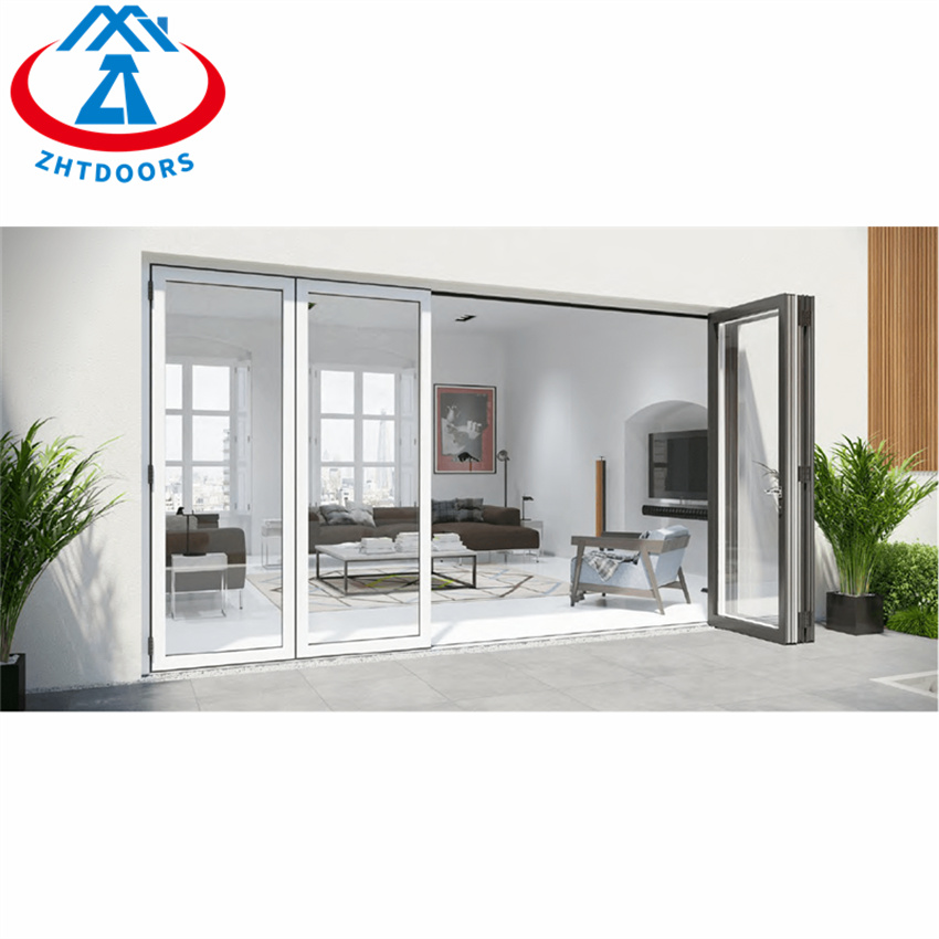 Customized Double Glazed Aluminium Glass Bifold Door