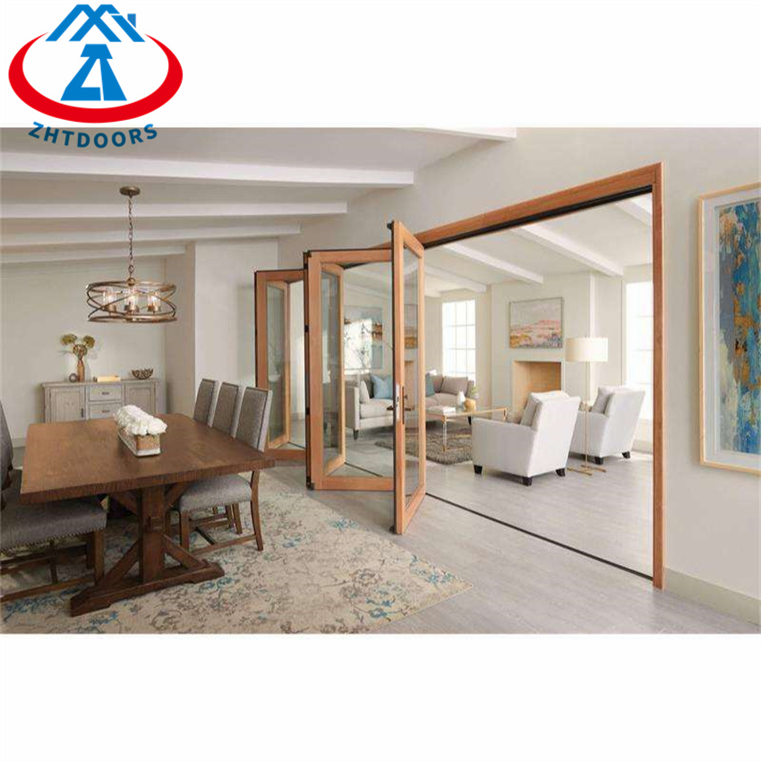 Customized Double Glazed Aluminium Glass Bifold Door