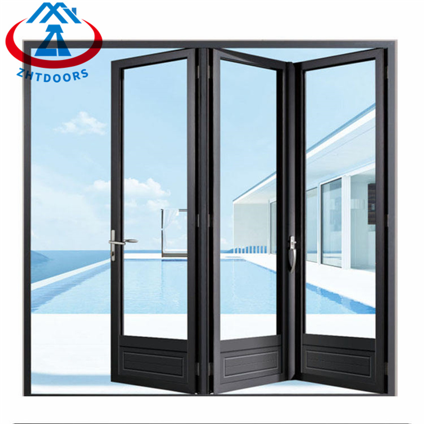 Customized Waterproof Exterior Accordion Aluminum Double Door