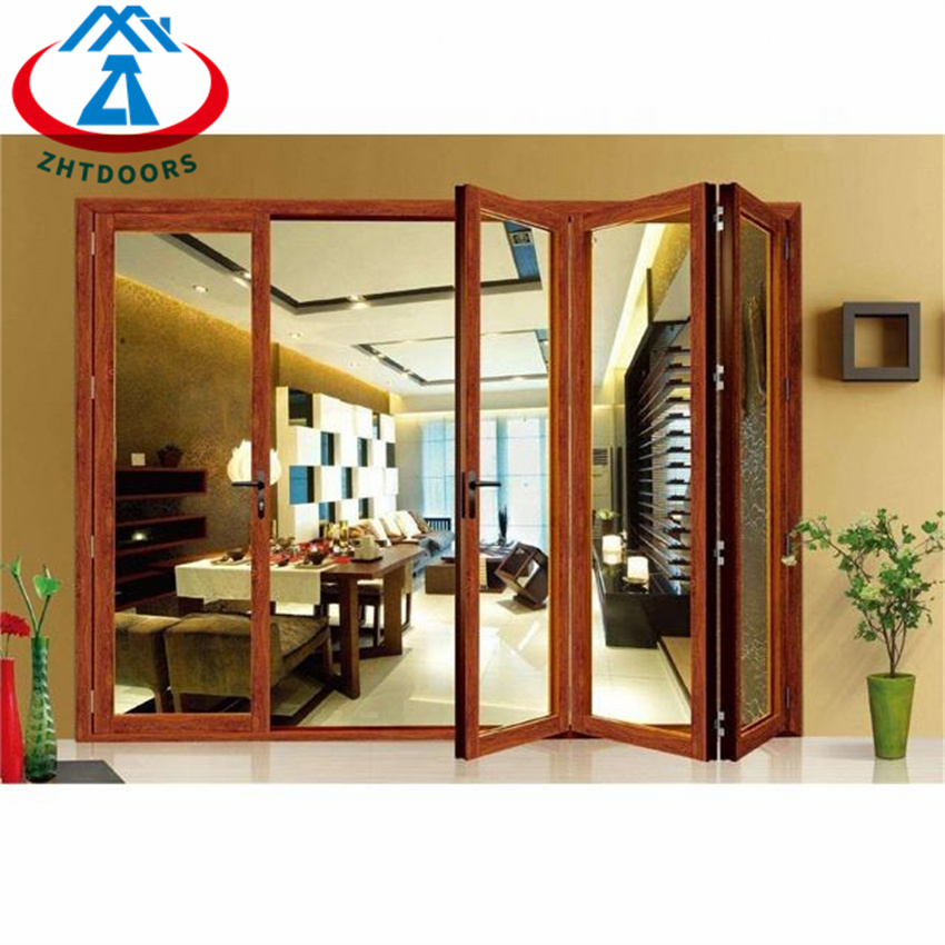Economical European Design Aluminum Folding Doors Interior