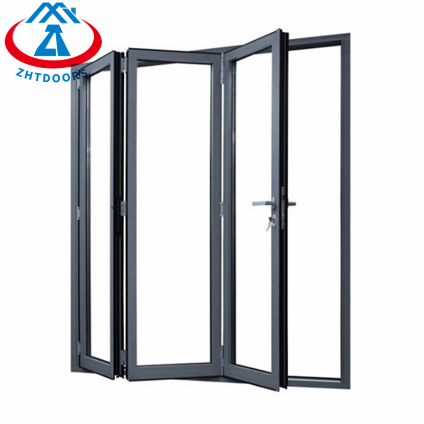 Exterior Safe Aluminum Glass Folding Door