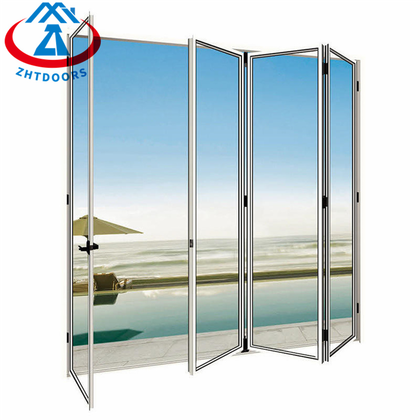 Exterior Safe Aluminum Glass Folding Door