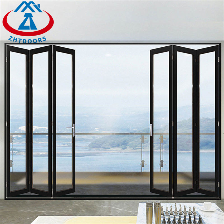 Exterior Safe Aluminum Glass Folding Door