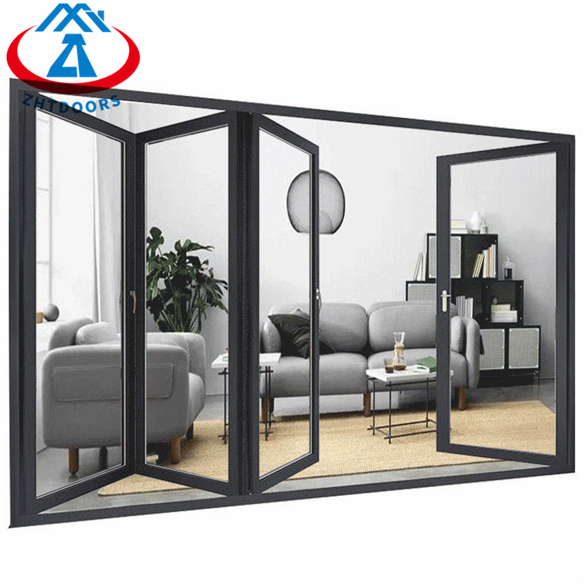 Exterior Safe Aluminum Glass Folding Door