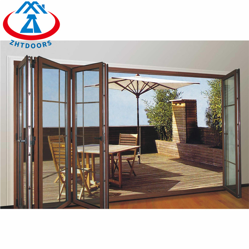 Folding Door System Exterior Aluminum House Patio