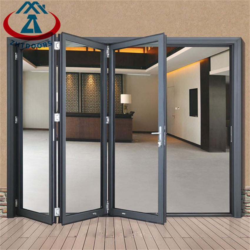 Glass Aluminum Folding Door Price For Restaurant
