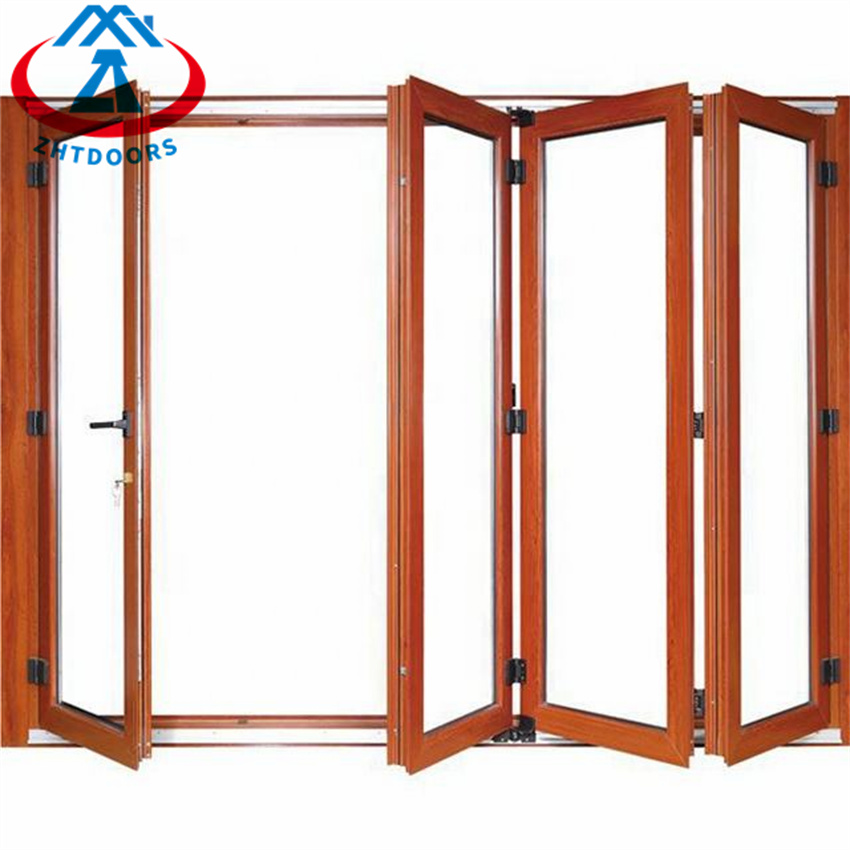 High Class Foldable Aluminum Elegant Glass Door Folding Door