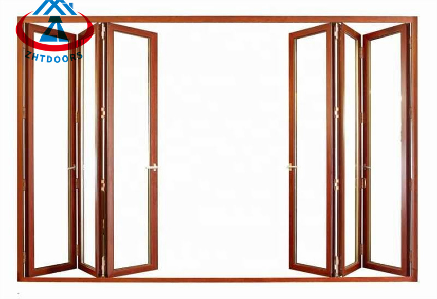 Hot Sale Aluminium Glass Bifold Door  Foldi
