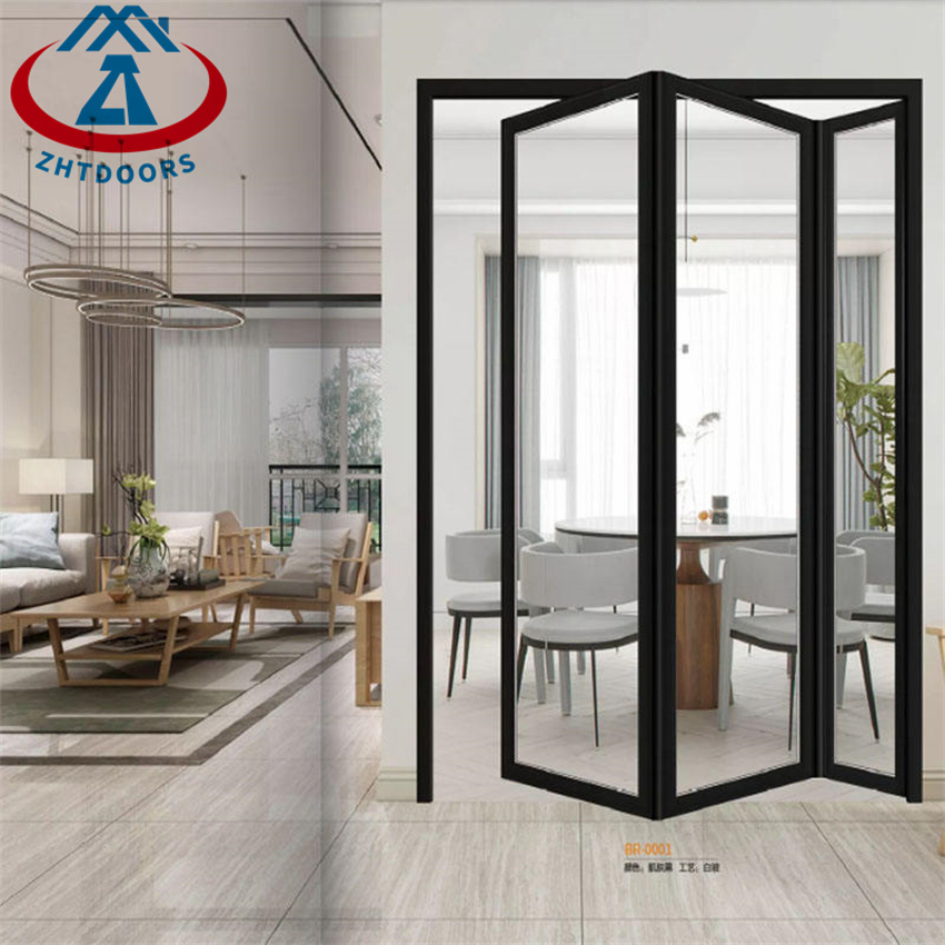 Hot Sale Frameless Bi Fold Bathroom Shower Doors