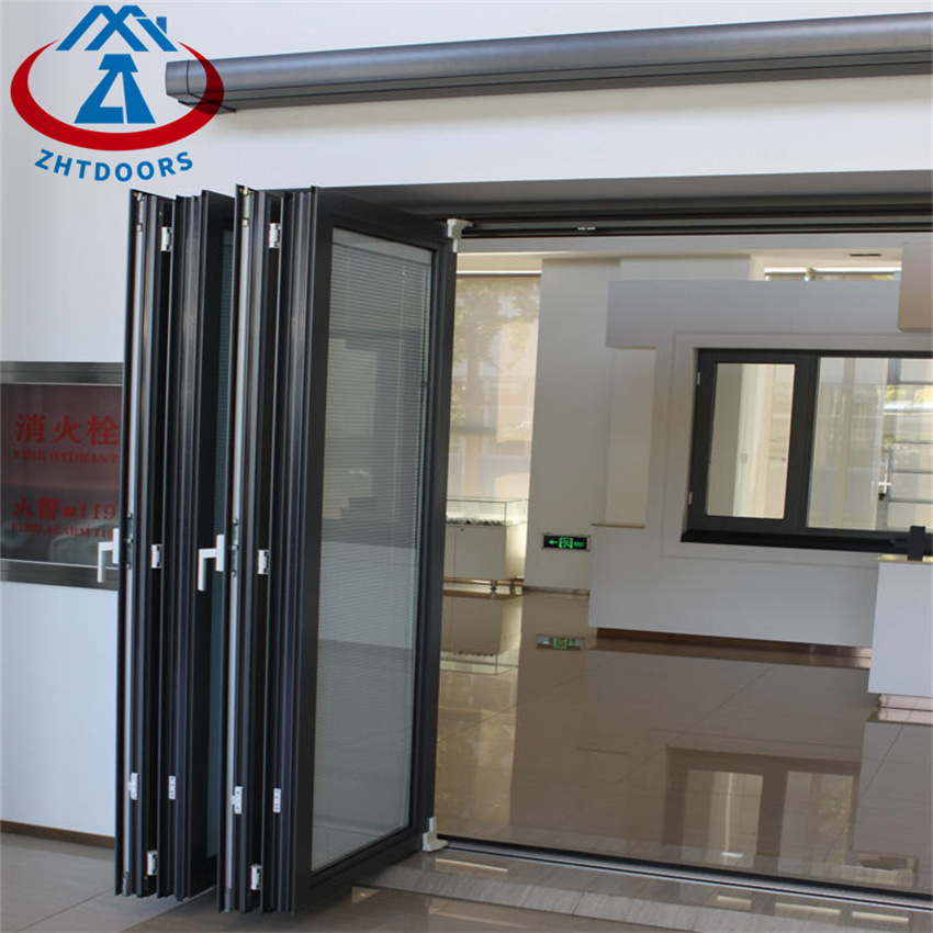 Hot Sale Professional Aluminum Sectional Design Glass Folding Door