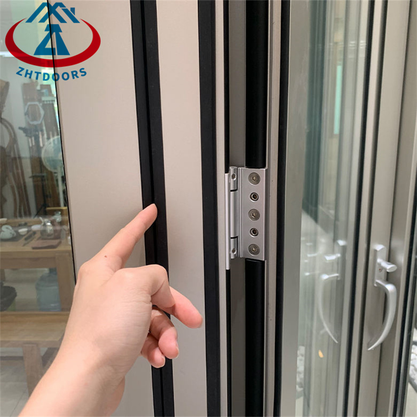 Hurricane Proof Exterior Bi Folding Door Aluminum