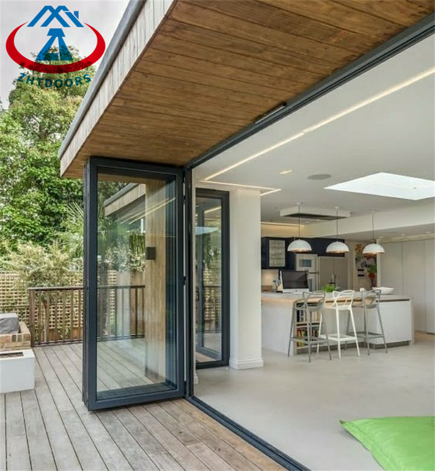Insulated Aluminium Bi-fold Door Interior Water Proof