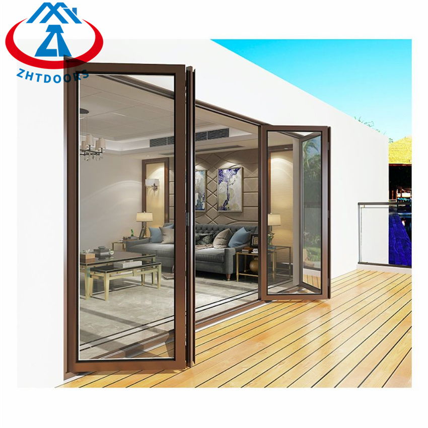Modern Garage Door Design Folding Aluminum Silver