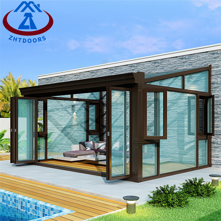 Modern Garage Door Design Folding Aluminum Silver