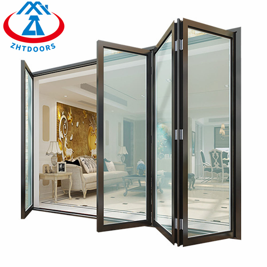 Modern Garage Door Design Folding Aluminum Silver