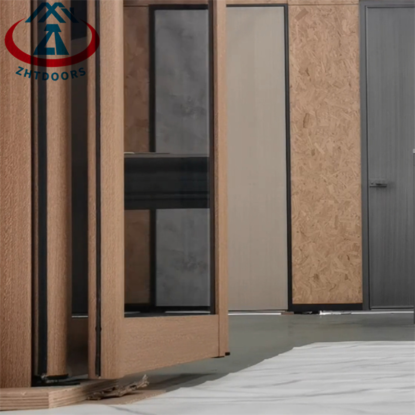 Modern Shop Bathroom Closet Slimmest Safe Small  Aluminium Folding Door