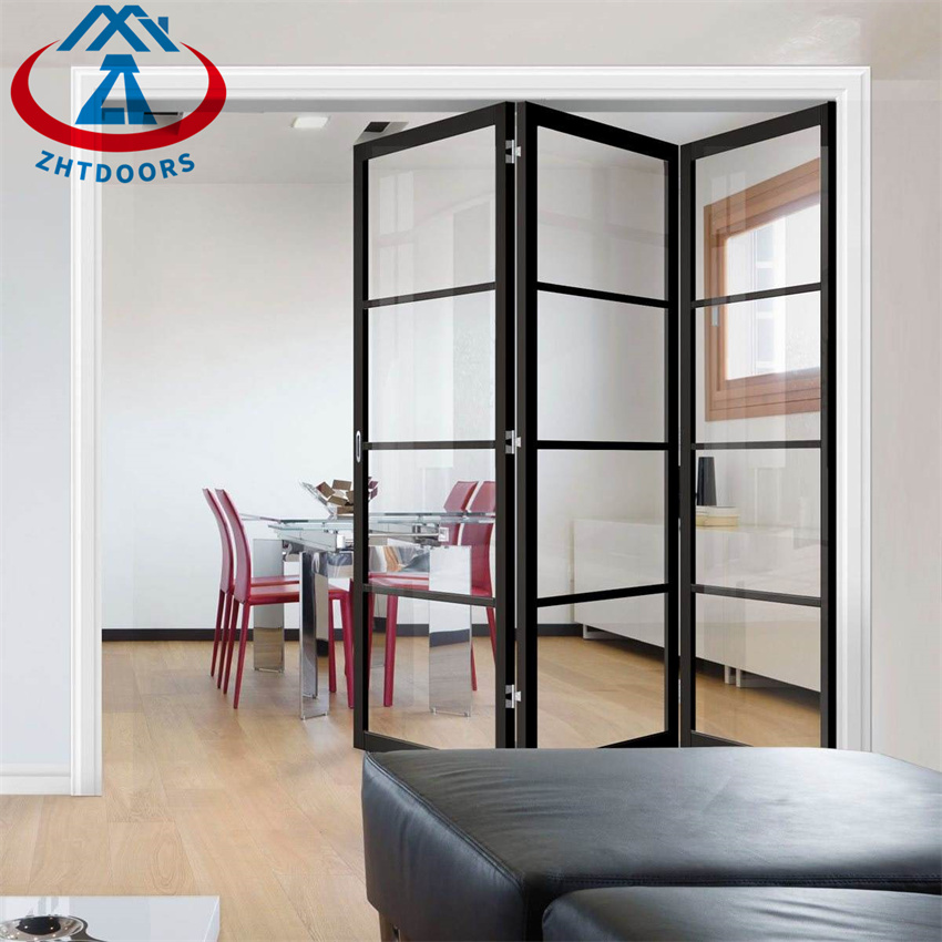 Narrow Side Aluminum Alloy Profile  Luxury Aluminium Folding Door