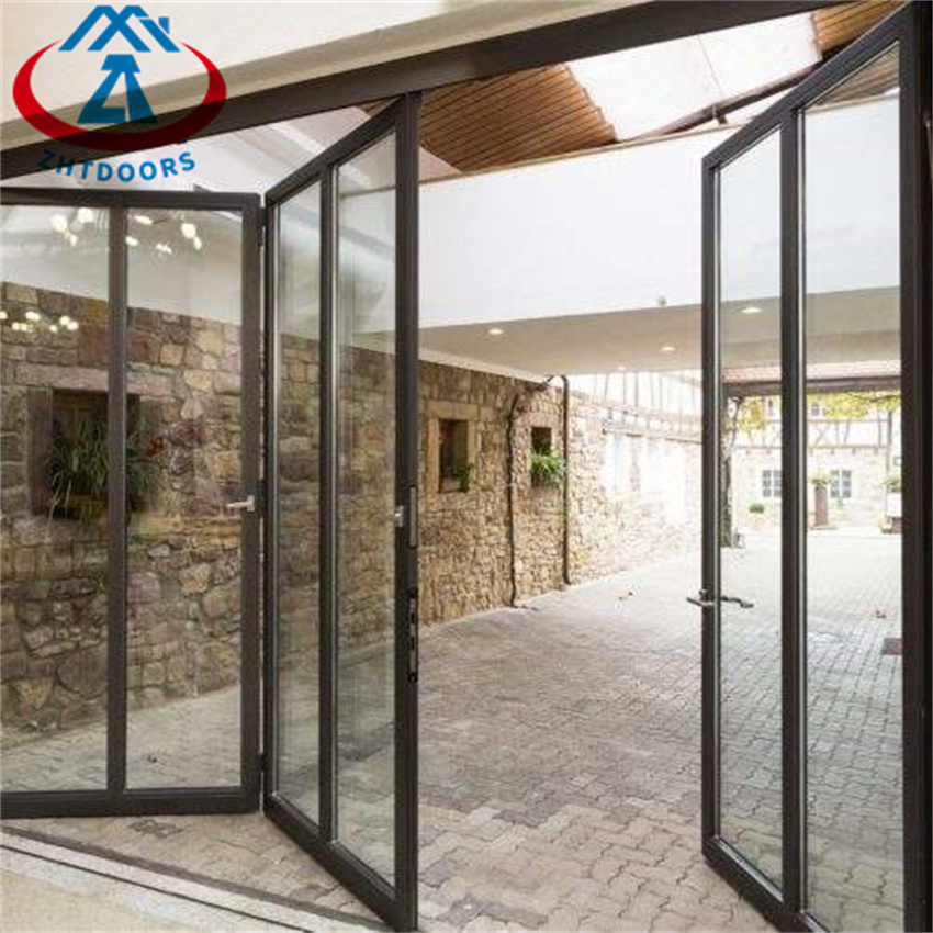 Narrow Side Aluminum Alloy Profile  Luxury Aluminium Folding Door