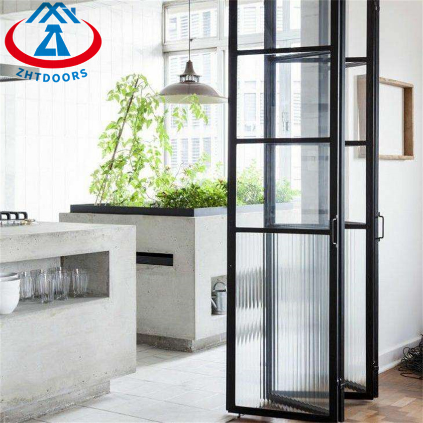 Narrow Side Aluminum Alloy Profile  Luxury Aluminium Folding Door