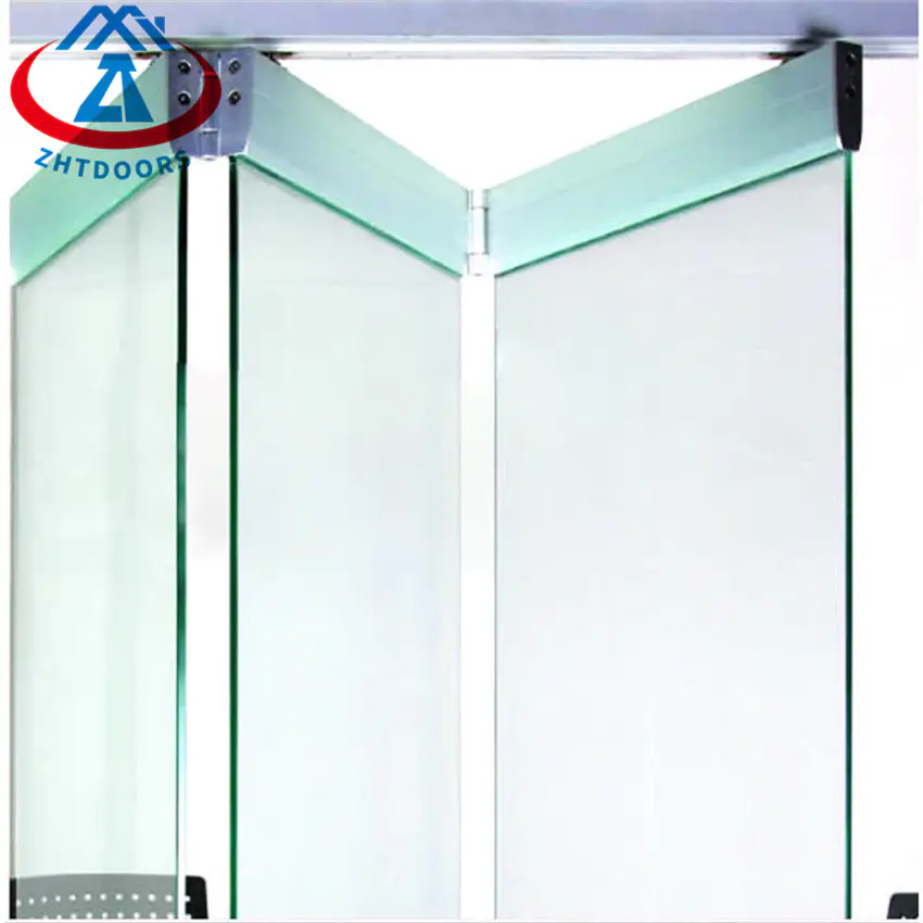 Watertight Aluminum Frameless Glass Folding Out Door Aluminium Folding Door