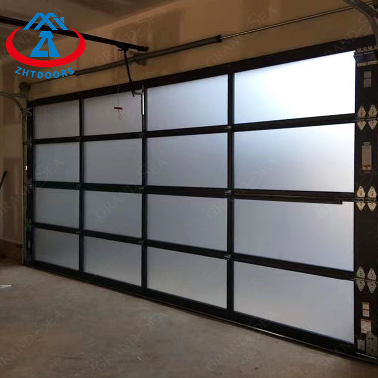 Glass Single Car Garage Door 