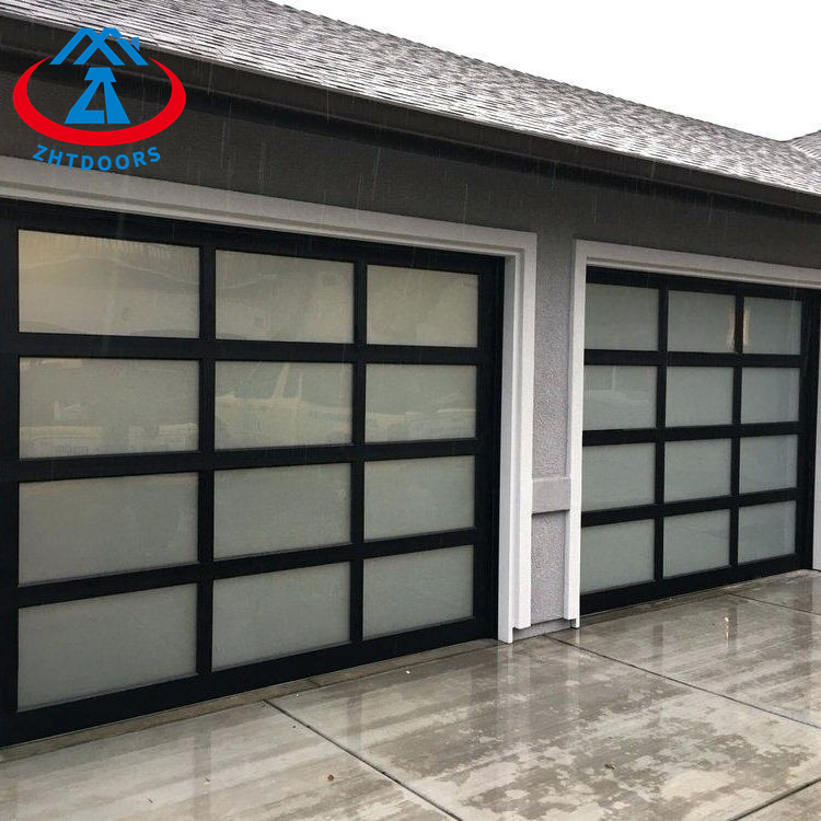 Black Frosted Garage Door