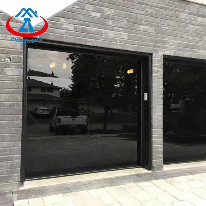 Glass Garage Door House