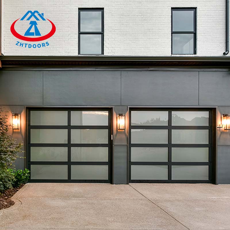 Glass Garage Door With Walk Through