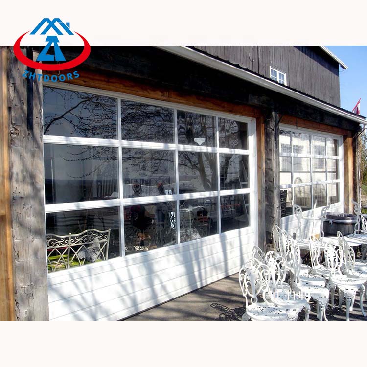 Covered Patio With Garage Doors