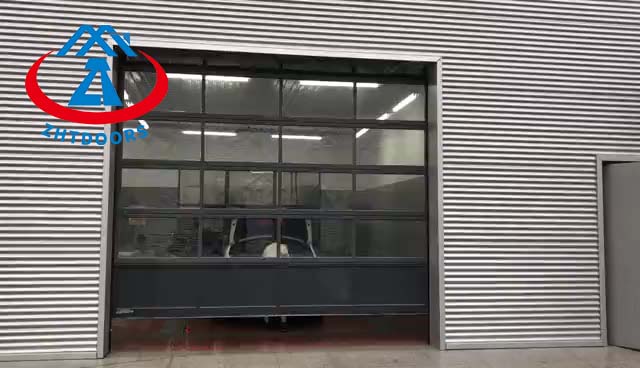 Retractable Glass Garage Door